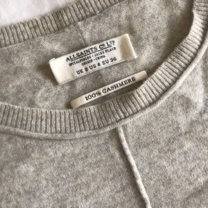 All saints cashmere sweater